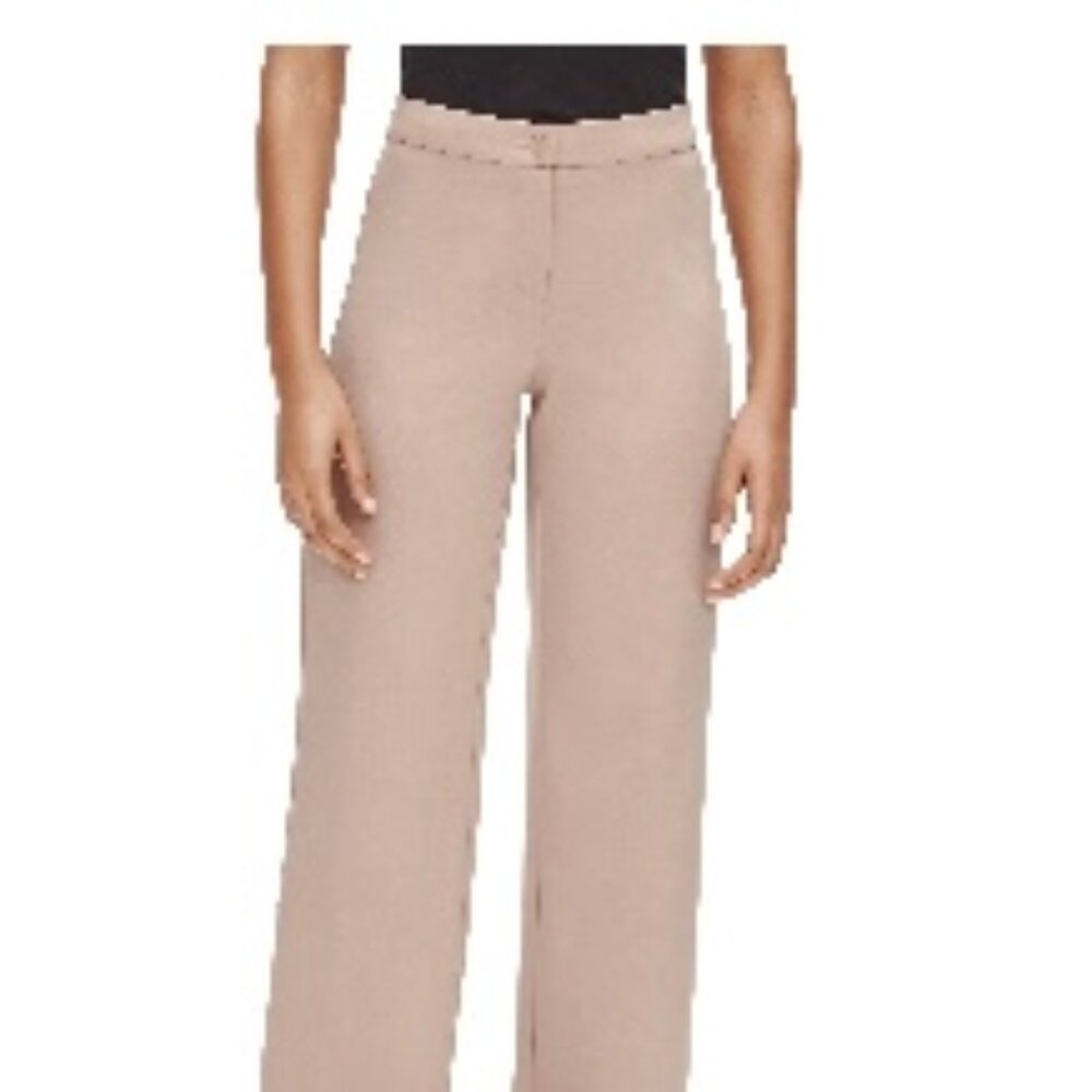 Eileen Fisher straight leg ankle pants size Large in color Bramble